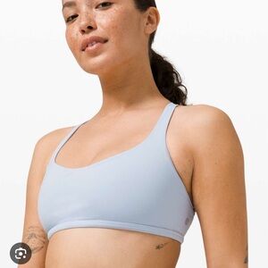 Lululemon Light Blue Free to be Wild Sports Bra